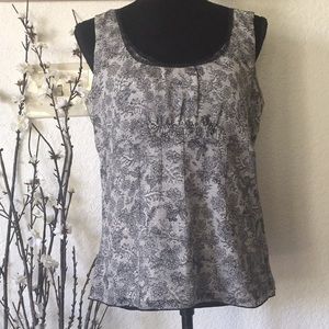 Ann Taylor Sleeveless Silk Blouse